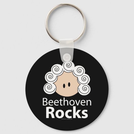 Beethoven Rocks Key Chain キーホルダー (正面)