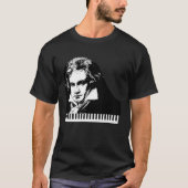 Beethoven van Beethoven Piano Teacher Tシャツ (正面)