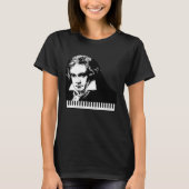 Beethoven van Beethoven Piano Teacher Tシャツ (正面)