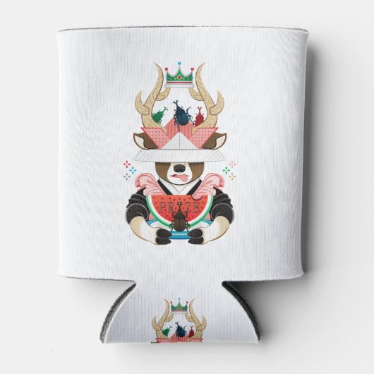 Beetle and watermelon (remake) 缶クーラー (正面)