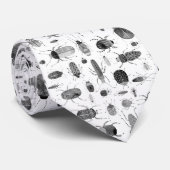 Beetle Black & White ネクタイ (ロール)