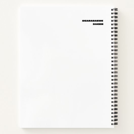 Beetle Box Notebook ノートブック (裏面)