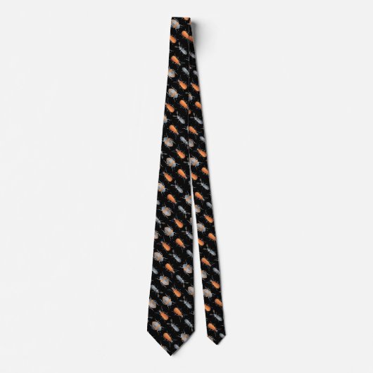 Beetle bug insect pattern neck tie ネクタイ (正面)