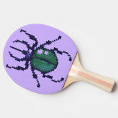 Beetle green pixelart 卓球ラケット (横)