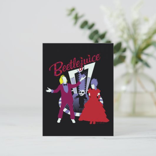 Beetlejuice | Beetlejuice & Lydia Wedding ポストカード (スタンド正面)