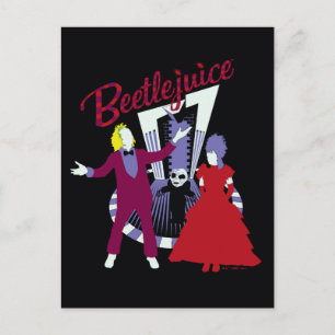 Beetlejuice Beetlejuice & Lydia Wedding ポストカード