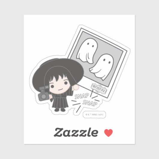 Beetlejuice | Chibi Lydia Ghost Photography シール (シート)