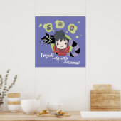 Beetlejuice | Chibi Lydia "Strange and Unusual" ポスター (キッチン)