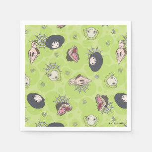 Beetlejuice Cute Chibi Toss Pattern スタンダードカクテルナプキン