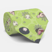 Beetlejuice | Cute Chibi Toss Pattern ネクタイ (ロール)