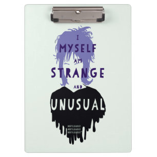 Beetlejuice Lydia "Strange and Unusual" Graphic クリップボード