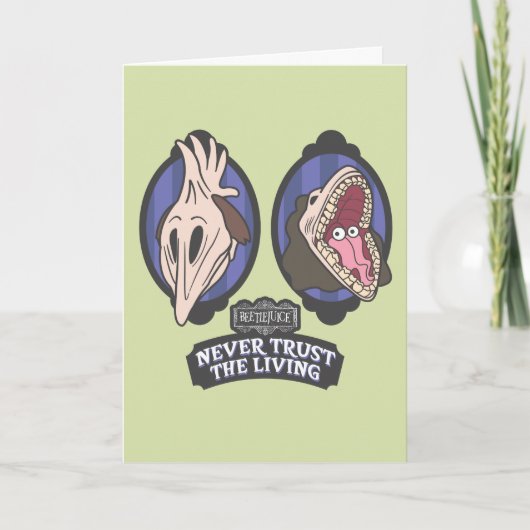 Beetlejuice | Maitlands "Never Trust The Living" カード (正面)