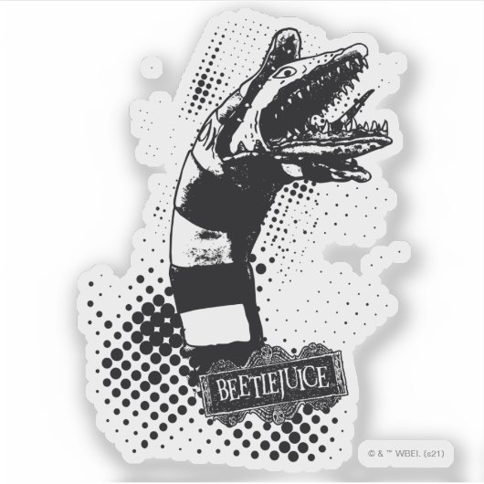 Beetlejuice | Sandworm Illustration シール (正面)