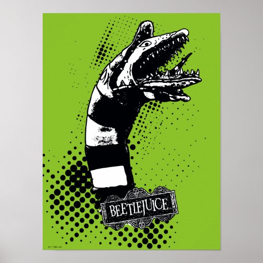 Beetlejuice | Sandworm Illustration ポスター (正面)