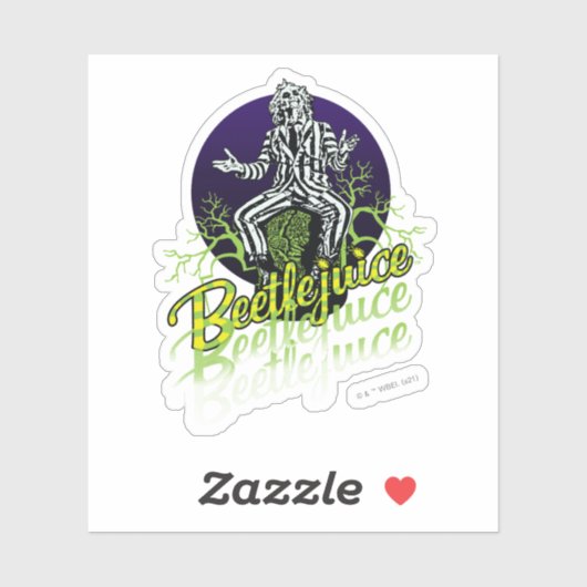 Beetlejuice | Sitting on a Tombstone シール (シート)