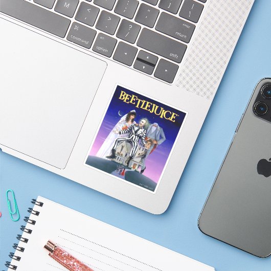 Beetlejuice | Theatrical Poster シール (ノートパソコンとiPhone)