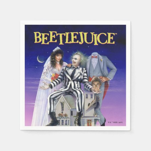 Beetlejuice | Theatrical Poster スタンダードカクテルナプキン (正面)