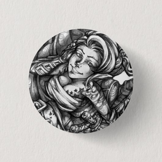 BeetleRider 缶バッジ (正面)