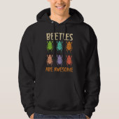Beetles Are Awesome Insect Entomology Bug Hunter パーカ (正面)