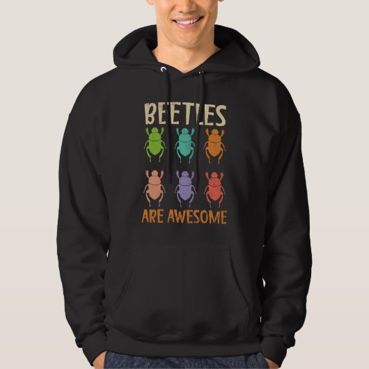 Beetles Are Awesome Insect Entomology Bug Hunter パーカ (正面)