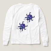 Beetles purple pixel art (デザイン背面)