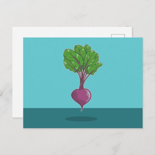 Beetroot beet plant ポストカード (正面/裏面)