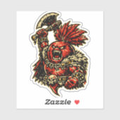 Beetroot Berserker — Funny Vegetable Rage Warrior  シール (シート)