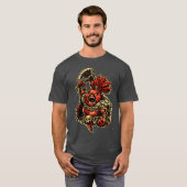 Beetroot Berserker — Funny Vegetable Rage Warrior  Tシャツ (正面フル)
