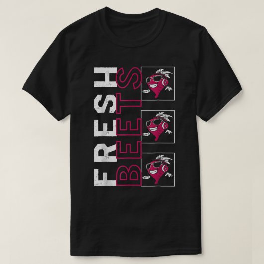 Beets Vegetable Gardening Farmer Vegan Healthy Veg Tシャツ (デザイン正面)
