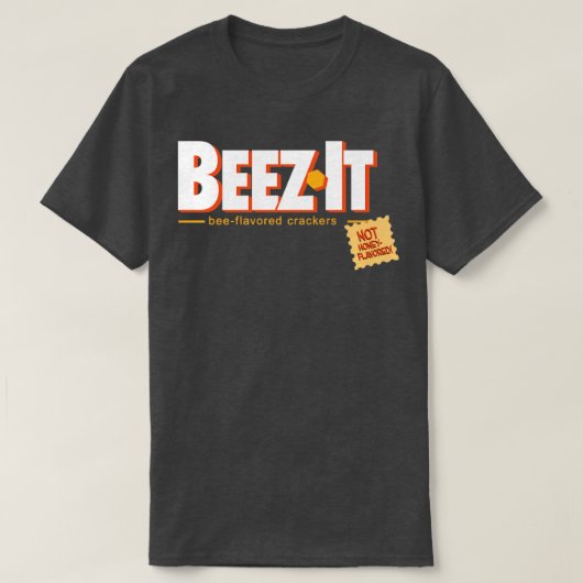 BEEZ ITミツバチ風味のクラッカー Tシャツ (デザイン正面)
