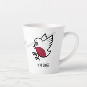 Before & After Coffee Zombie to Frenzy おもしろい Robin カフェラテマグ (右)