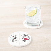 Before & After Coffee Zombie to Frenzy おもしろい Robin コースター (側面)