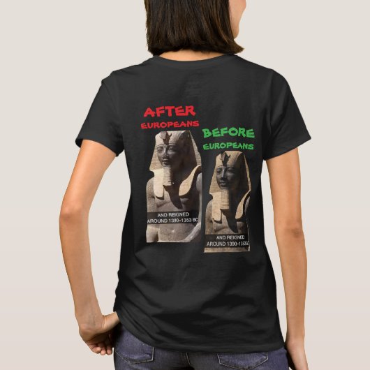 BEFORE AND AFTER EUROPEANS 1X001 Tシャツ (裏面)