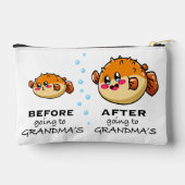 Before and After Going To Grandma Funny Nana アクセサリーポーチ (裏面)