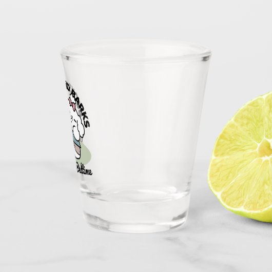 Before Bedtime with My Pup - Book and Dog Lover ショットグラス (右)