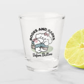 Before Bedtime with My Pup - Book and Dog Lover ショットグラス (正面)