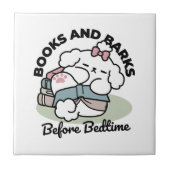 Before Bedtime with My Pup – Book and Dog Lover タイル (正面)