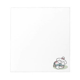 Before Bedtime with My Pup – Book and Dog Lover  ノートパッド