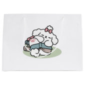 Before Bedtime with My Pup – Book and Dog Lover ラージペーパーバッグ (正面)