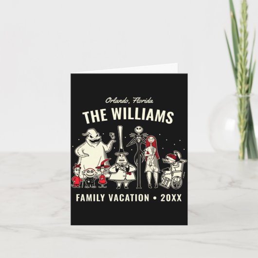 Before Christmas Family Vacation  カード (正面)