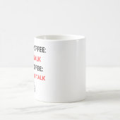 Before Coffee Don't Talk - Funny Sarcastic   コーヒーマグカップ (中央)