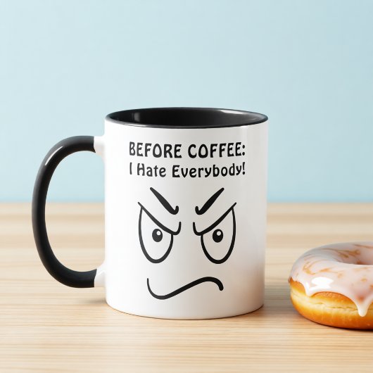 Before Coffee vs. After Coffee Introvert Fuel Mug マグカップ
