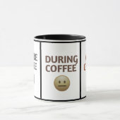 Before During After Coffee Mood Vector Art マグカップ (中央)