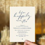 Before Happily Ever After, Romantic Rehearsal 招待状<br><div class="desc">Announce your happily ever after in style with our modern theme design (Before Happily ever after) wedding rehearsal dinner celebration invitation card. It is ideal for couples who have decided to celebrate the night before their big day. With its sophisticated yet playful design, this invitation is sure to set the...</div>