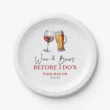 Before I Do's リハーサルディナー ワインとビール