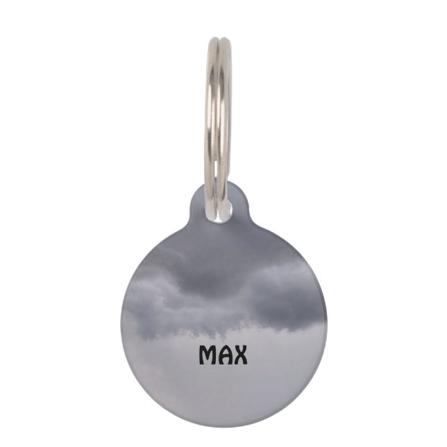 Before Storm Roundペットタグ ペット　ネームタグ (正面)