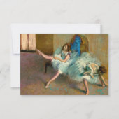 Before the Ballet by Edgar Degas サンキューカード (正面)