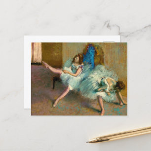 Before the Ballet by Edgar Degas ポストカード