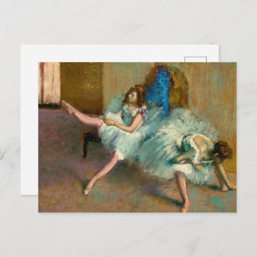 Before the Ballet by Edgar Degas ポストカード (正面/裏面)