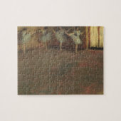 Before the Ballet by Edgar Degas,ヴィンテージファインアート ジグソーパズル (横)